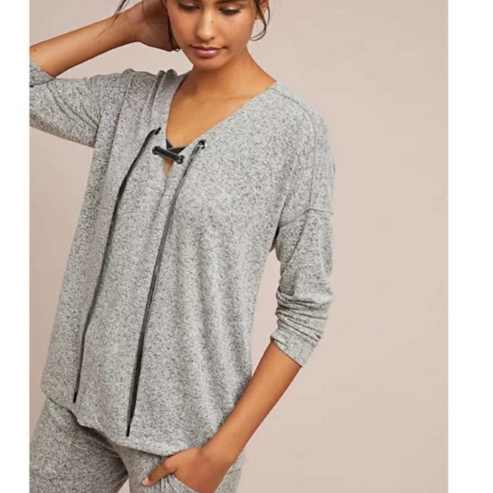 Rails Leigh Brushed Fleece Pullover Medium - image 2